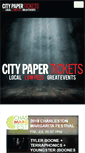 Mobile Screenshot of citypapertickets.com
