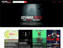 Tablet Screenshot of citypapertickets.com